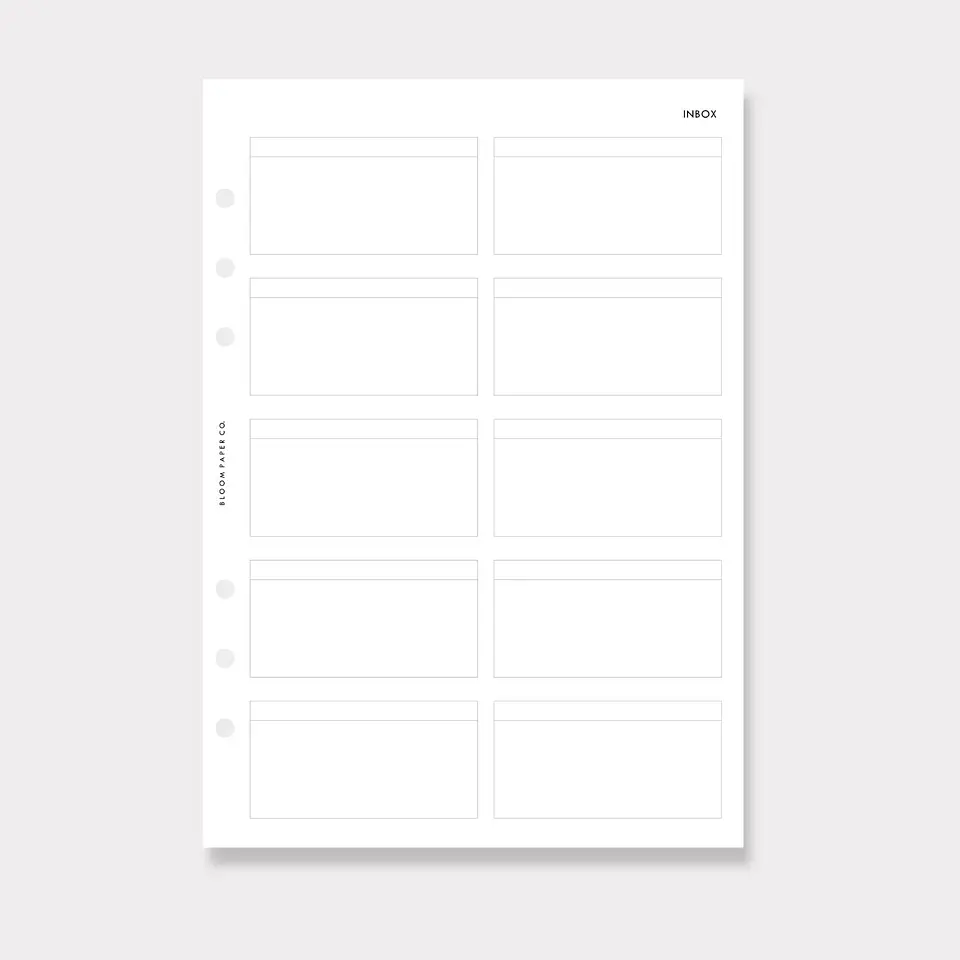 Insert | A5 | Inbox 1