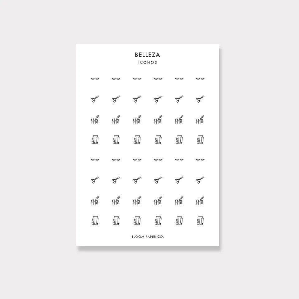 Stickers Íconos | Belleza 1