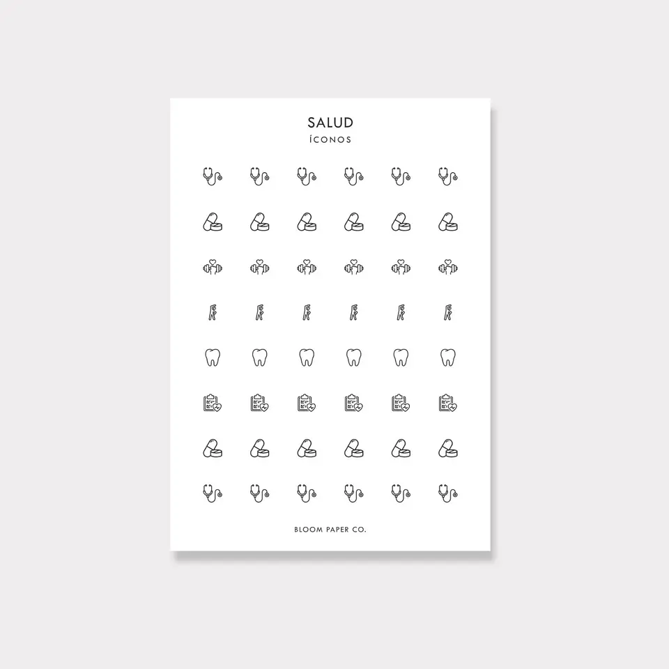 Stickers Íconos | Salud 1