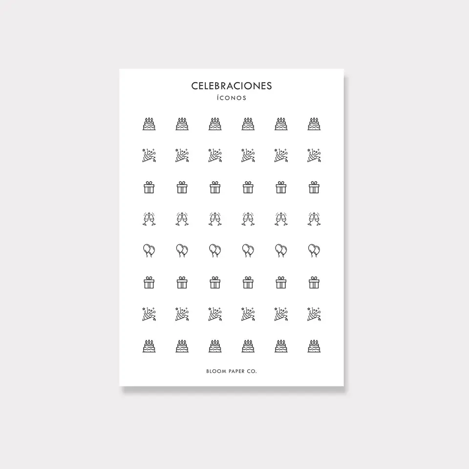 Stickers Íconos | Celebraciones 1