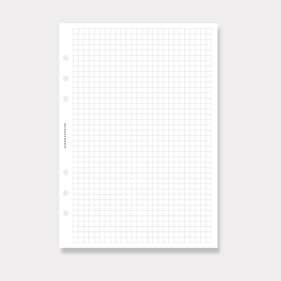 Insert | A5 | Hojas Cuadriculadas 1