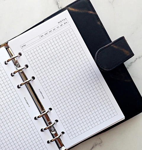 Binder Marble | PE | Negro (2da Selección)