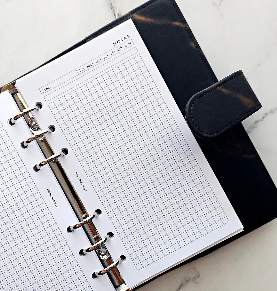 Binder Marble | PE | Negro (2da Selección) 2