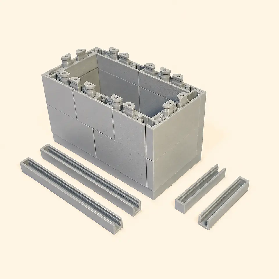 Set Matera x2 Bloquick 1cm 6