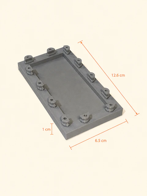 Base matera Bloquick 1cm de 2 modulos