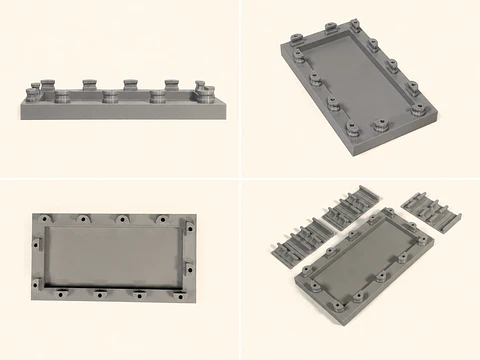 Base matera Bloquick 1cm de 2 modulos
