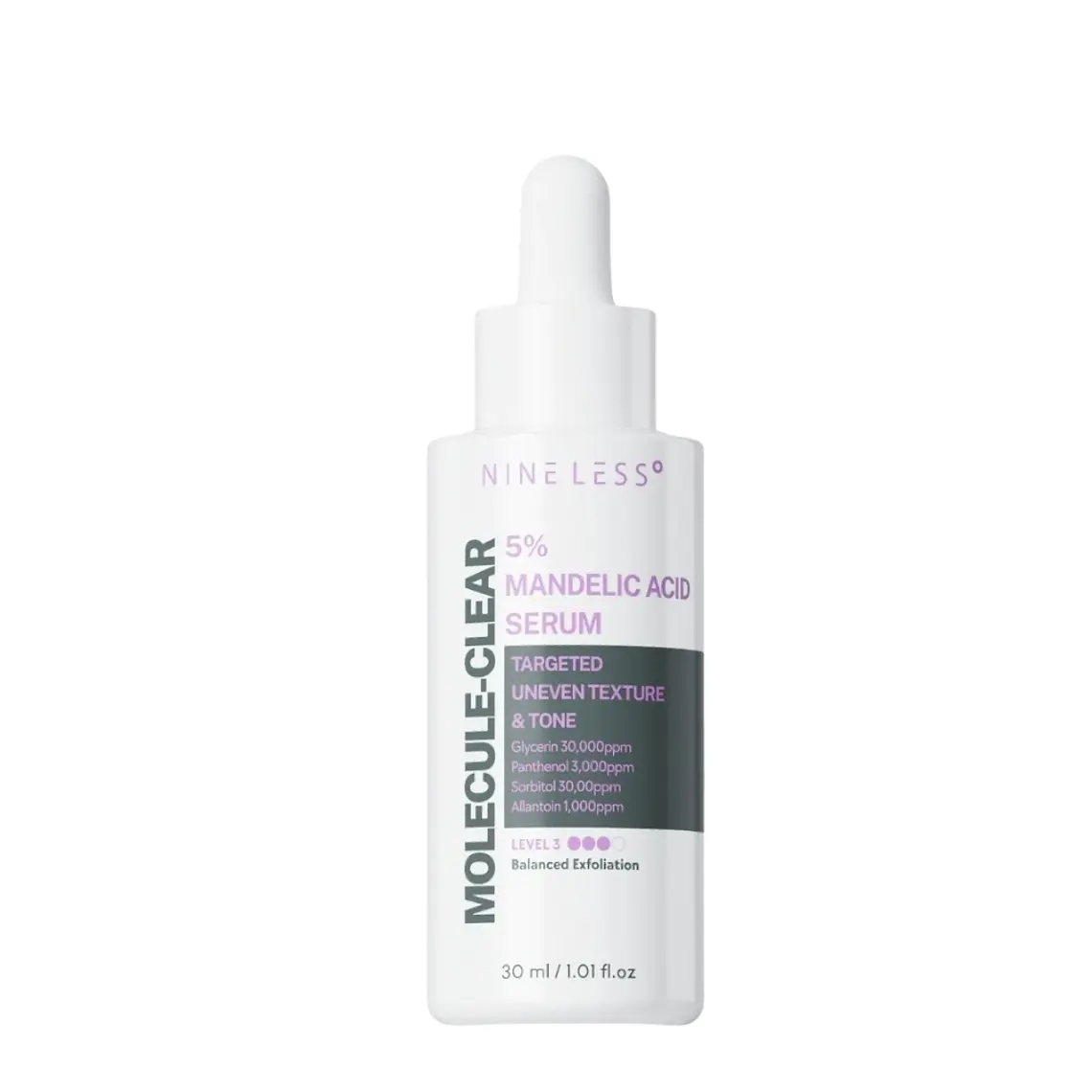 NINELESS Serum Facial Molecule-Clear 5% Mandelic Acid Serum 1