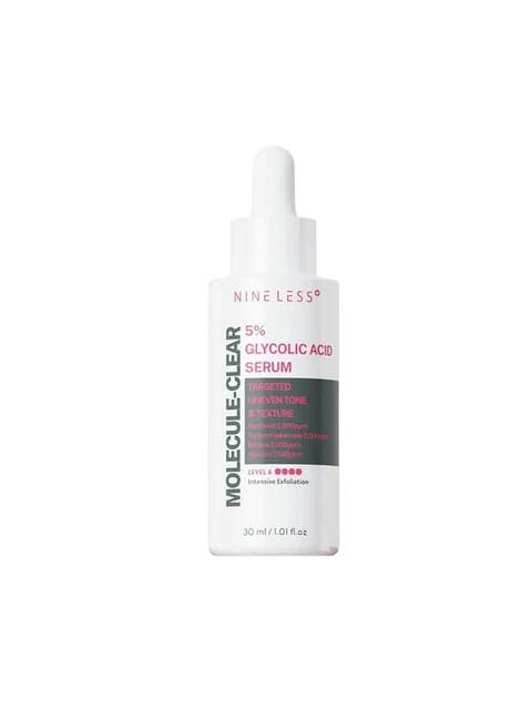 NINELESS Serum Facial Molecule-Clear 5% Glycolic Acid Serum