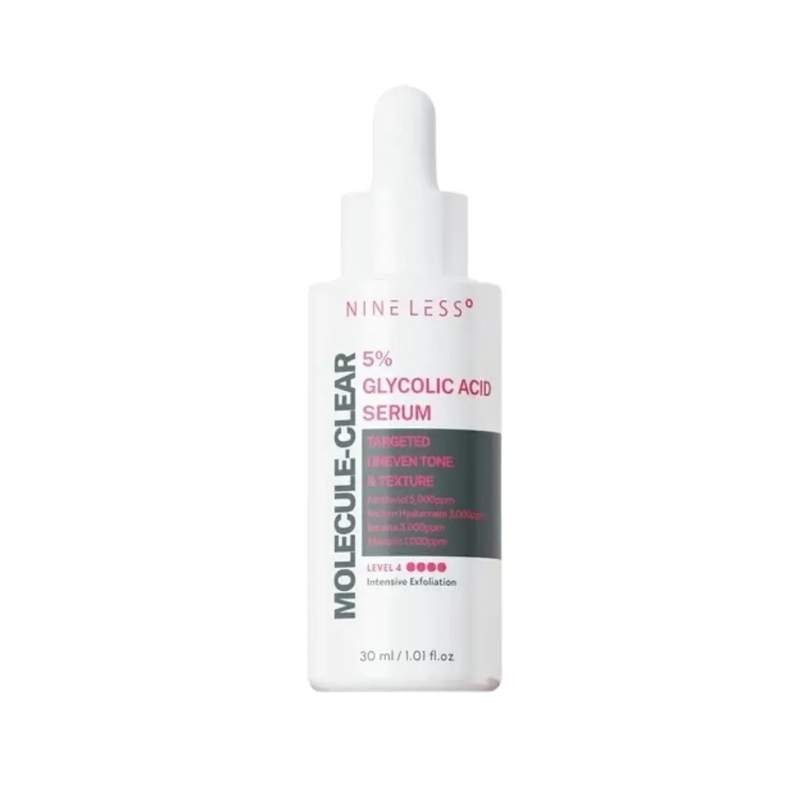 NINELESS Serum Facial Molecule-Clear 5% Glycolic Acid Serum 1
