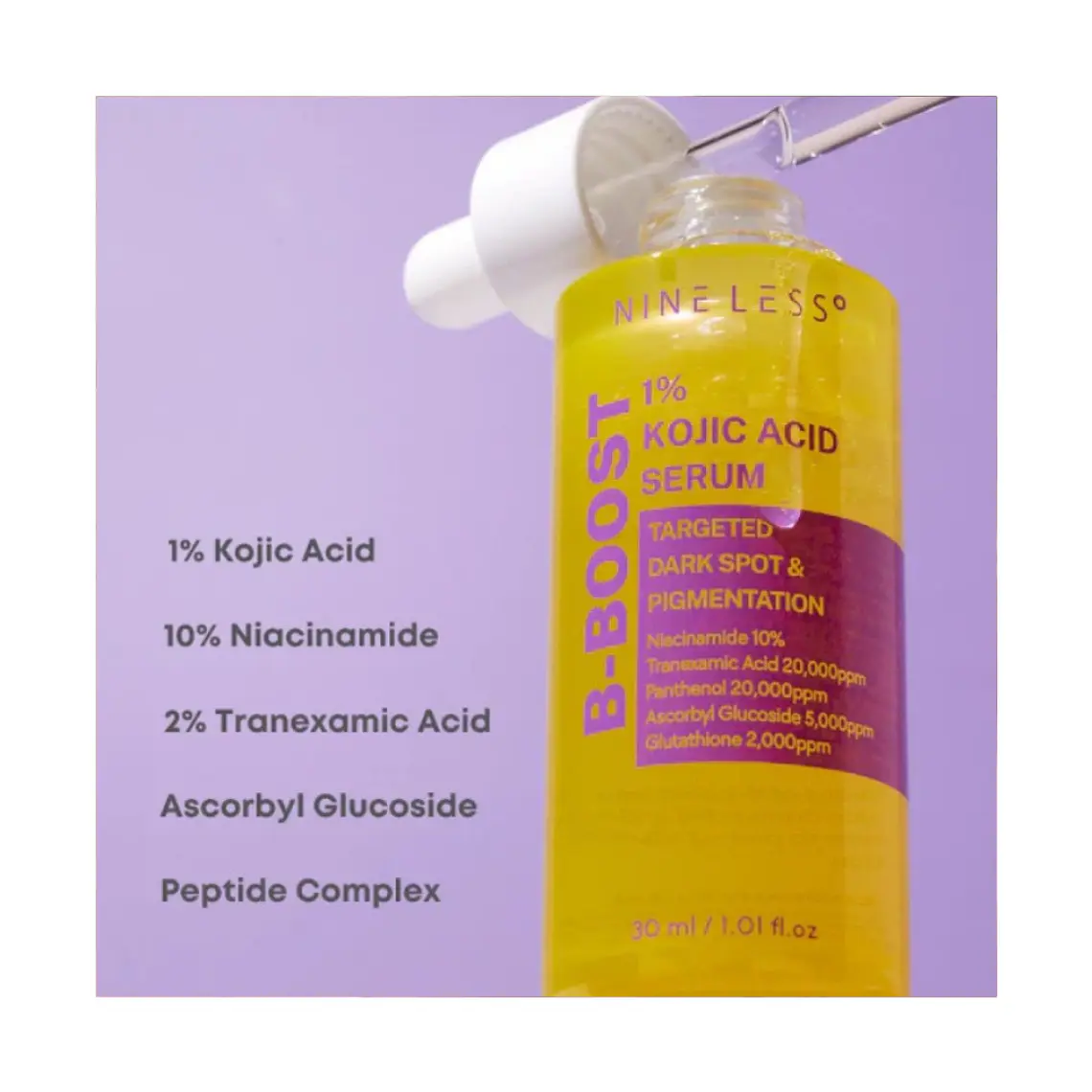 B-Boost 1% Kojic Acid Serum 30ml – Nine Less 2