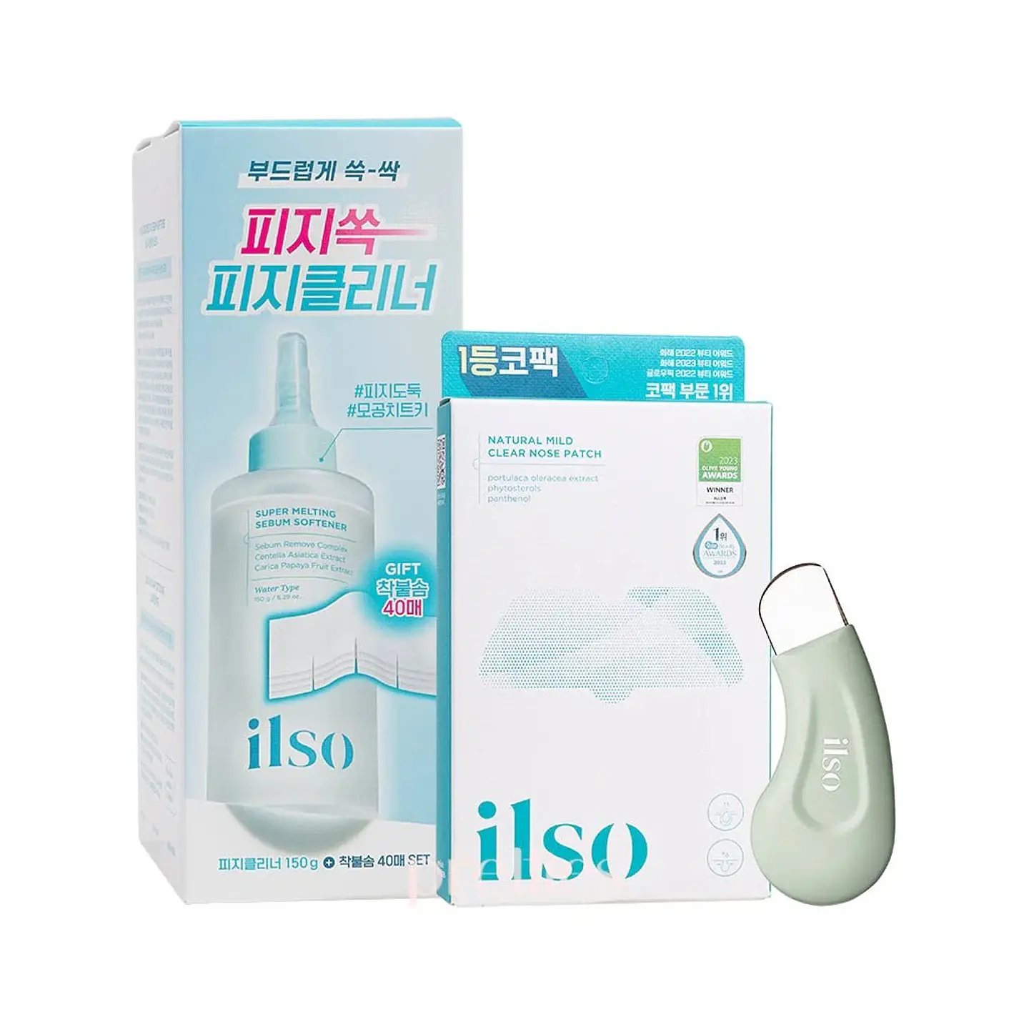 DEEP CLEAN MASTER – ILSO + SUPER MELTING SEBUM SOFTENER (COTTON PAD 40pcs) SET – ILSO 1