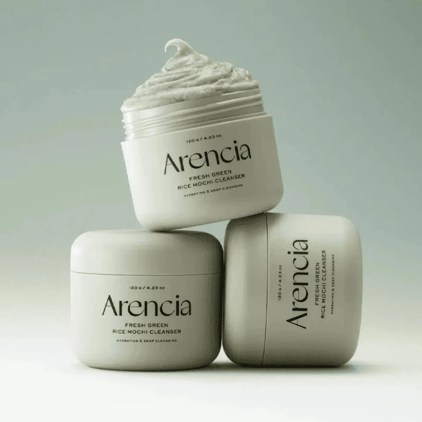 Arencia Fresh Green Rice Mochi Cleanser 120 g 1