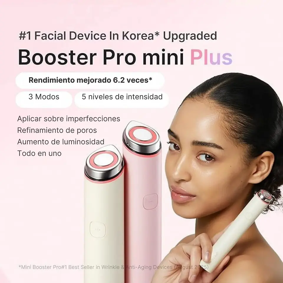 MEDICUBE AGE-R Booster Pro Mini Plus + Cabezal de Limpieza 3
