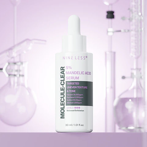 NINELESS Serum Facial Molecule-Clear 5% Mandelic Acid Serum