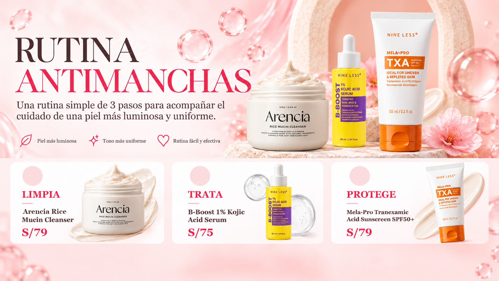 Tu rutina para un tono más uniforme ✨