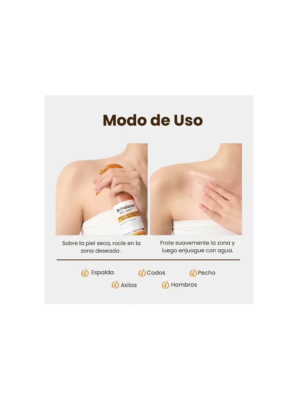 Dr. Melaxin Peel Shot Exfoliating Kojic Acid Turmeric Spray 3
