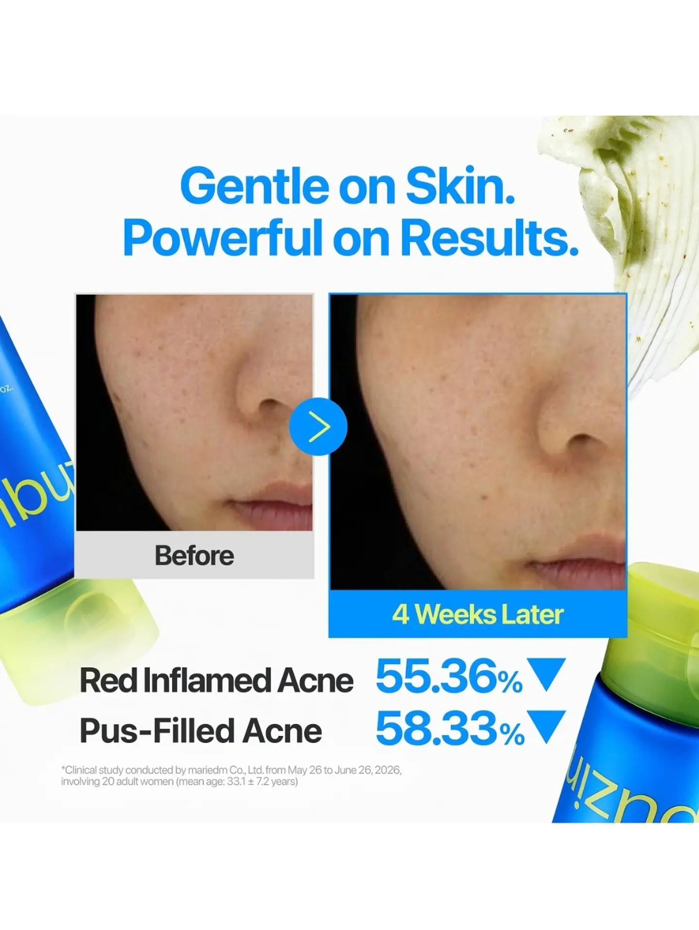 Numbuzin No. 0 Zero Blemish Clarifying 2% Sulfur Cleansing Foam 150 ml 3