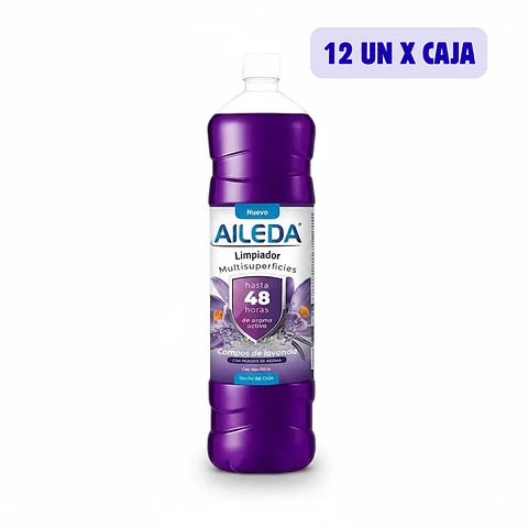 Limpiador Multisuperficies Campos de Lavanda 900 ml - Caja de 12 Unidades