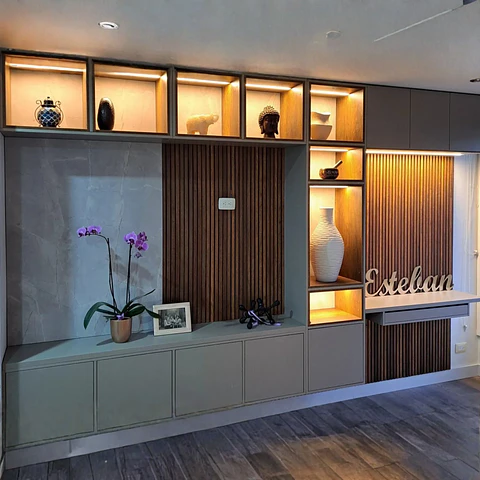 Mueble Multifuncional de Sala