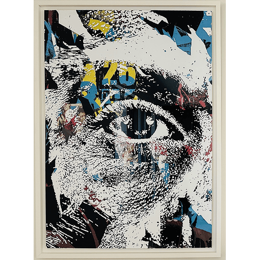 VISUAL AGNOSIA XL 03 e XL 04 (matching eyes) - Vhils