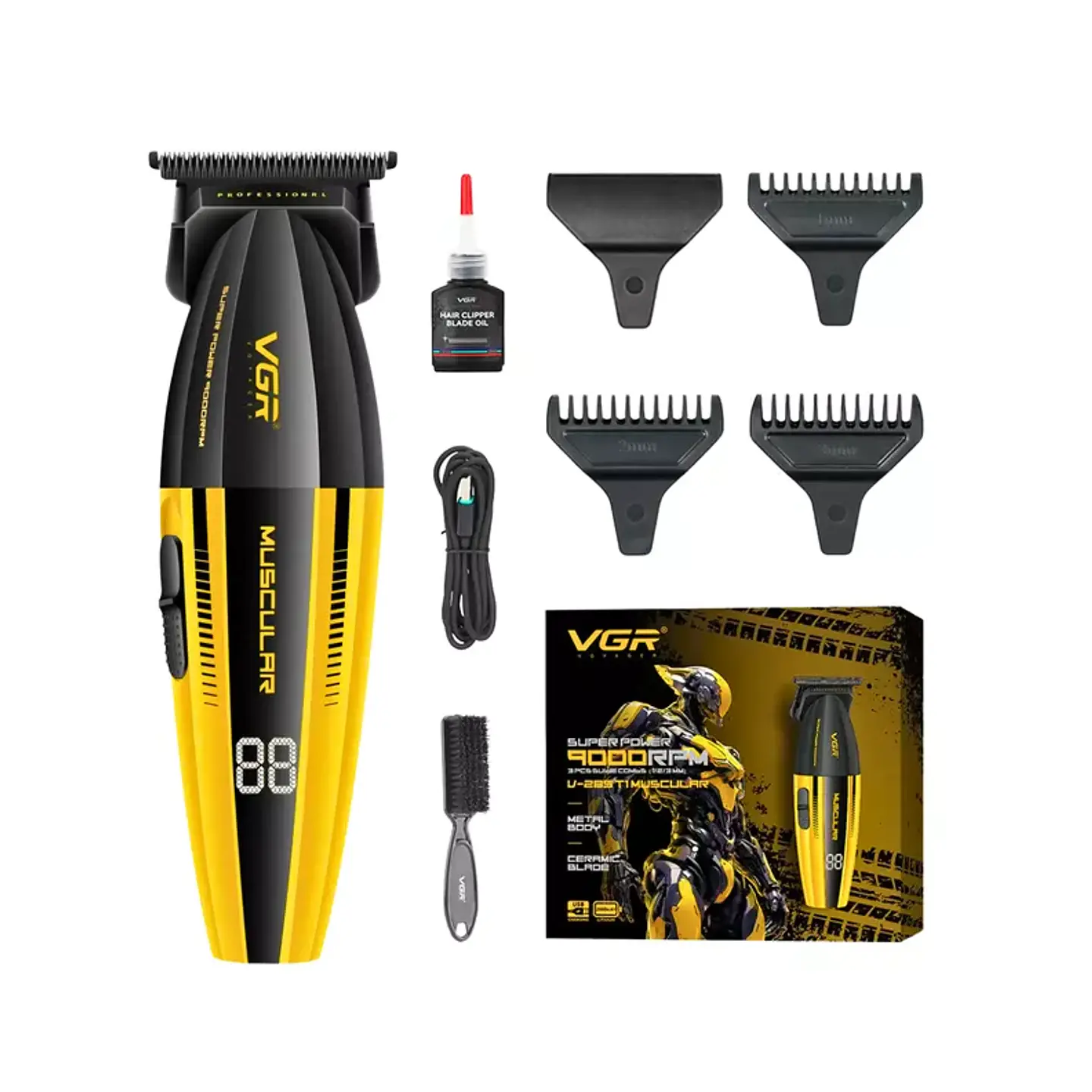 VGR Muscular Trimmer V-285T de 9000 RPM 2