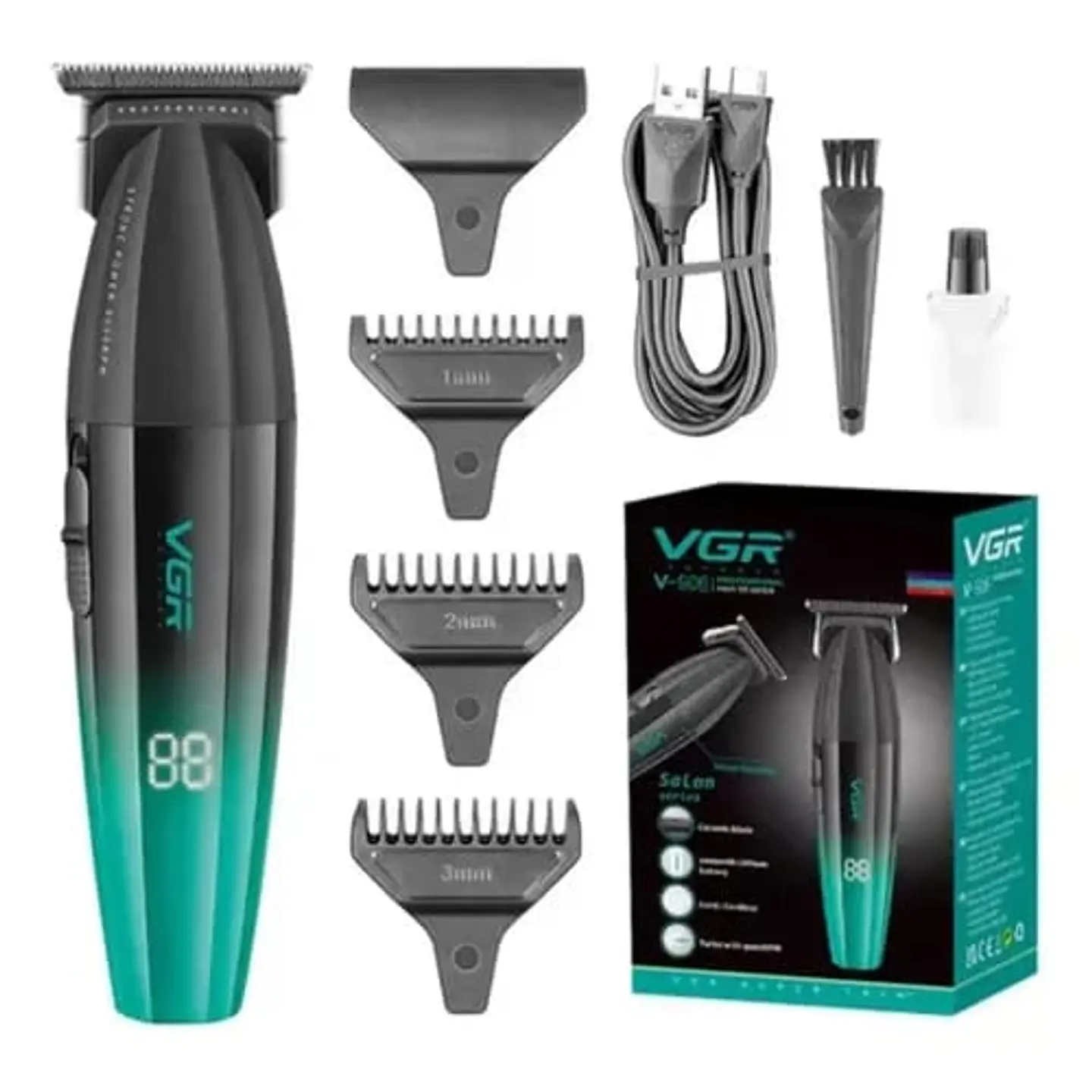  Trimmer Vgr V-906 Magnetico 9000 Rpm Azul 2