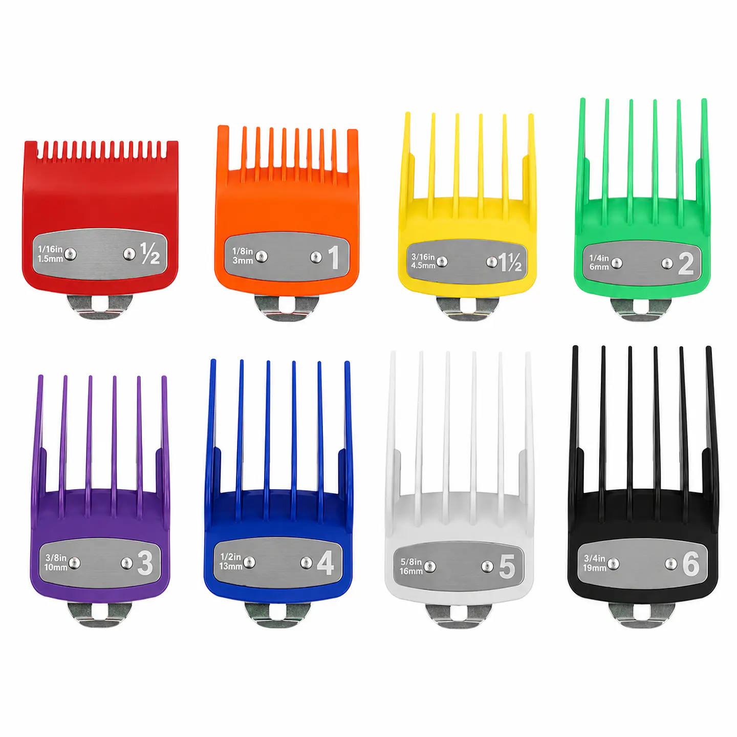 Guías de clipper de colores con clip metálico  1