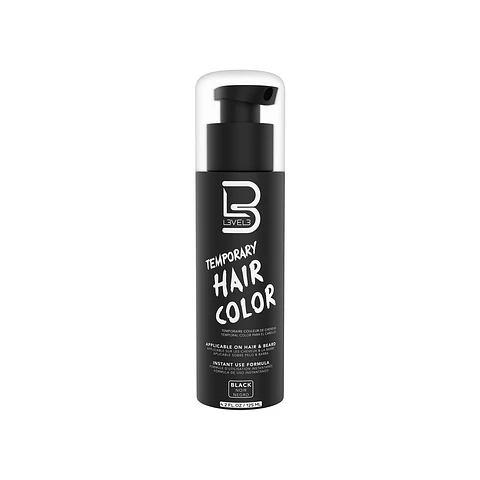Tinte negro temporal para barba y cabello 