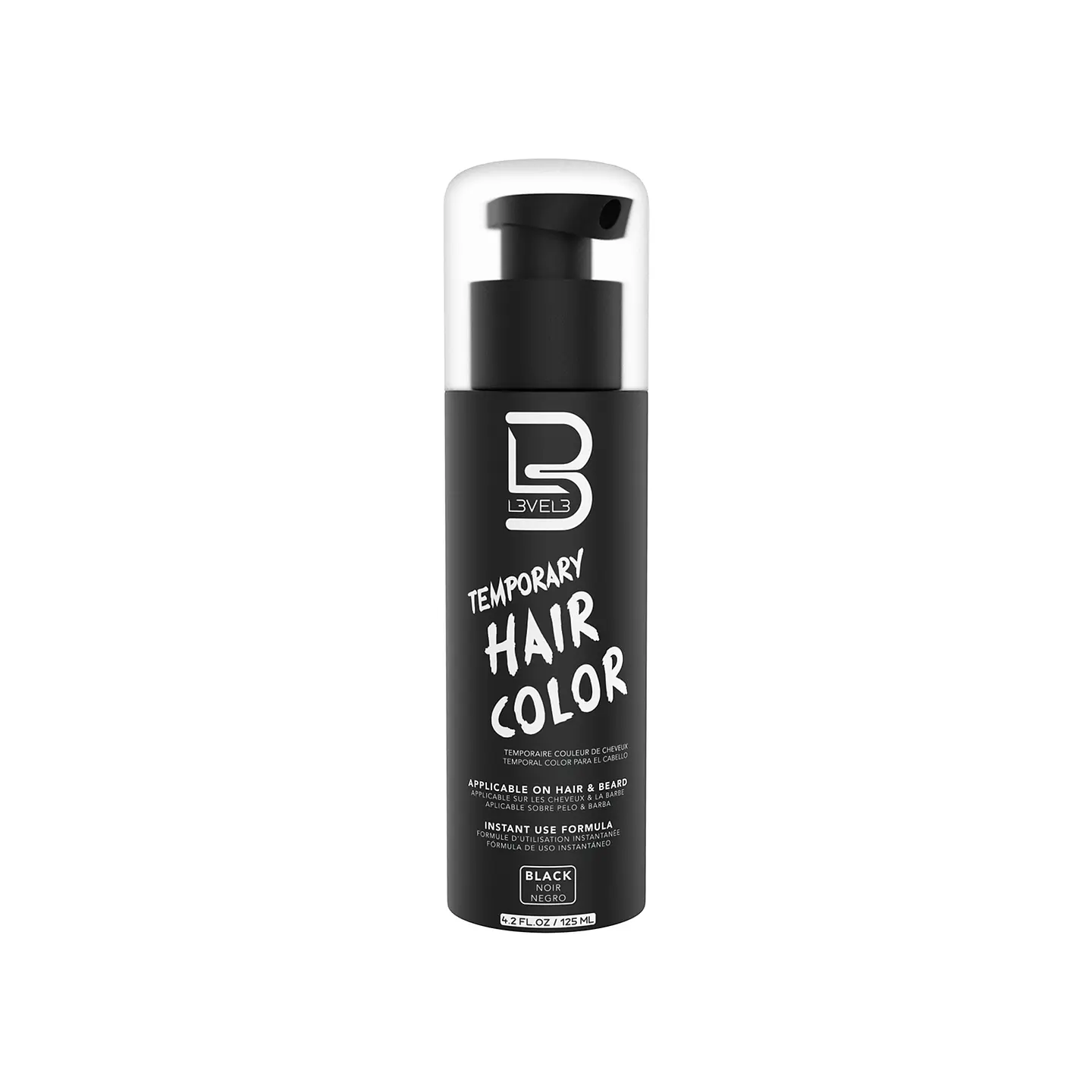 Tinte negro temporal para barba y cabello  1