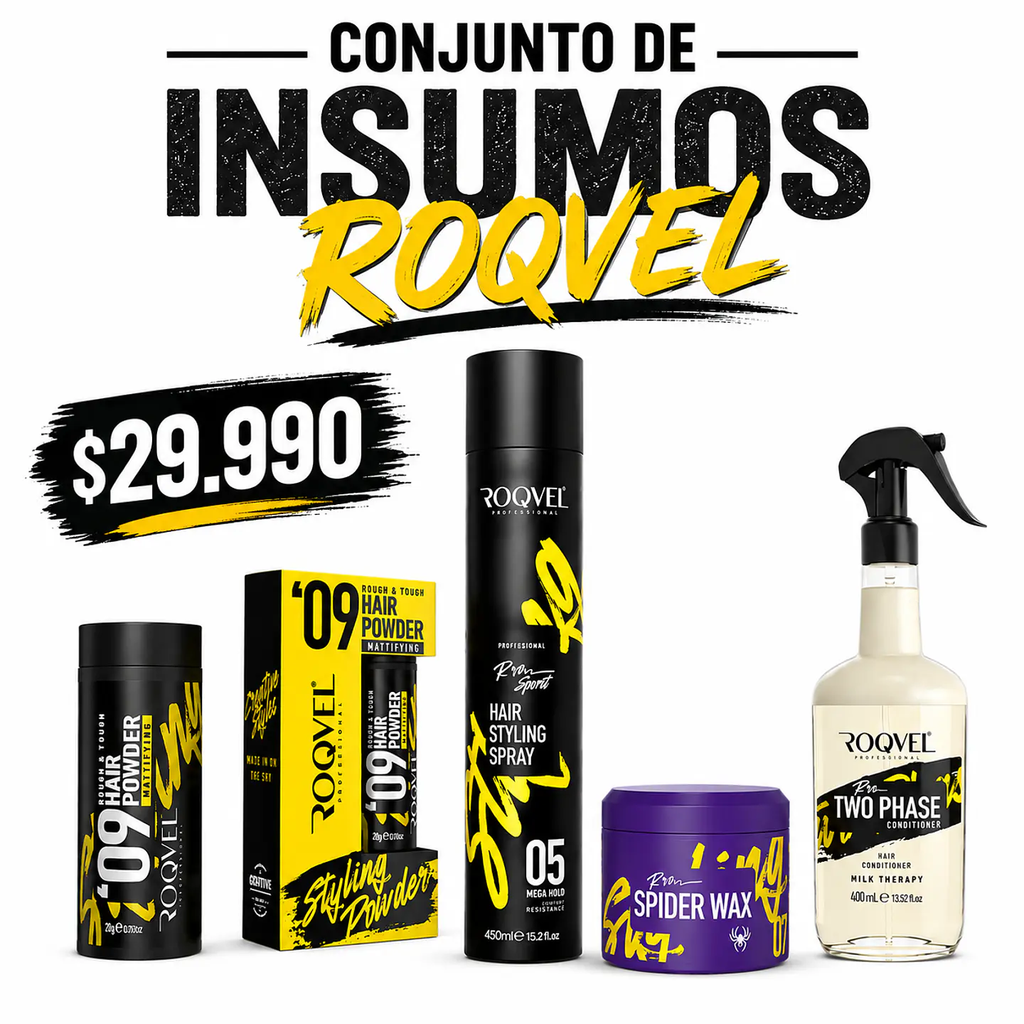 Pack de insumos roqvel  2