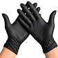 Guantes negros de nitrilo talla M 100u - Miniatura 1
