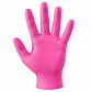Guantes rosados de nitrilo talla S 100u - Miniatura 2