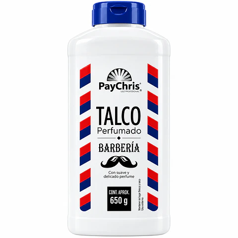 Talco perfumado paychris 650g