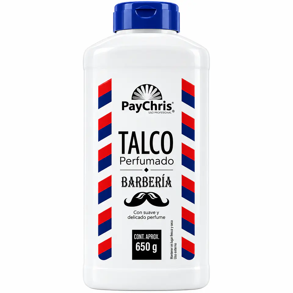 Talco perfumado paychris 650g 1
