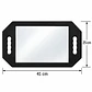 Espejo rectangular con bordes de goma  - Miniatura 2
