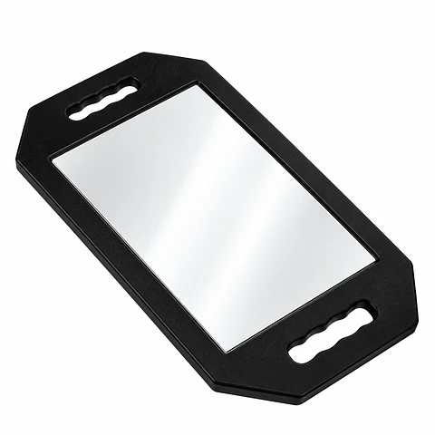 Espejo rectangular con bordes de goma 