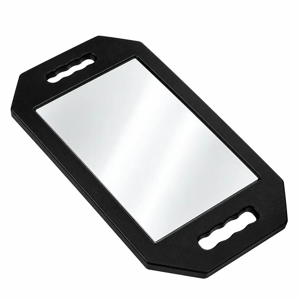 Espejo rectangular con bordes de goma  1
