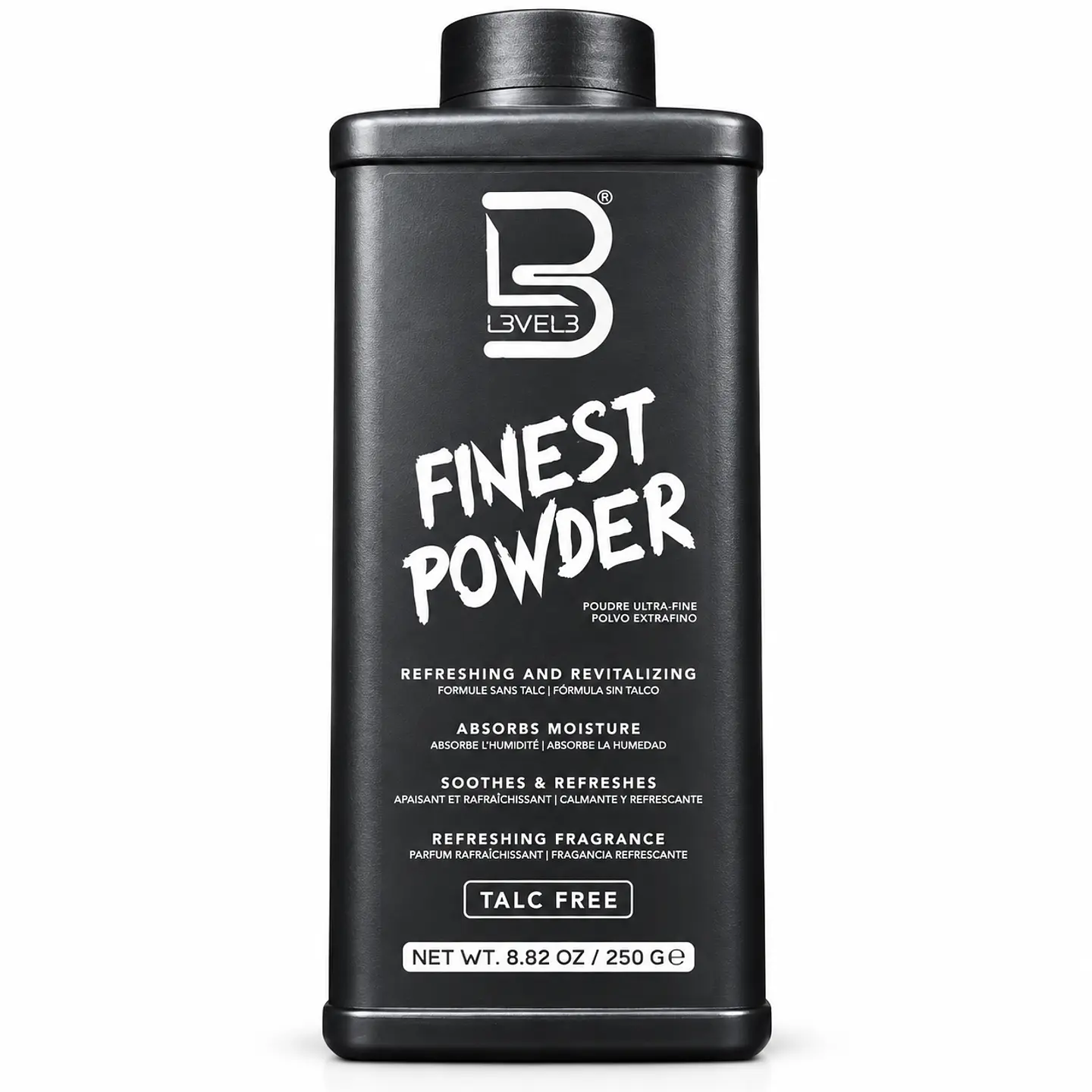 Talco perfumado level3 de 250g 1
