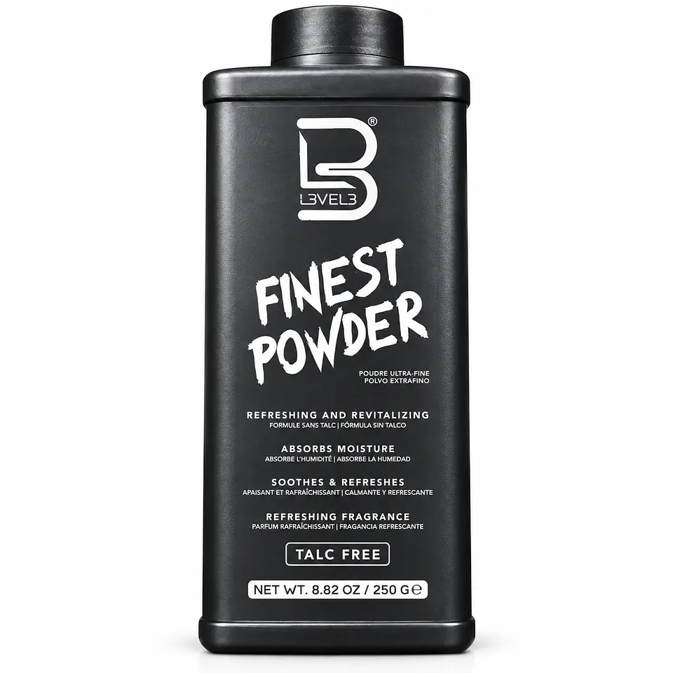 Talco perfumado level3 de 250g 1
