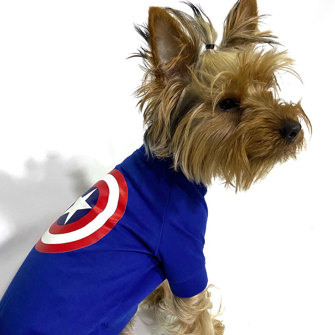 Polo Capitán America - Algodón  3