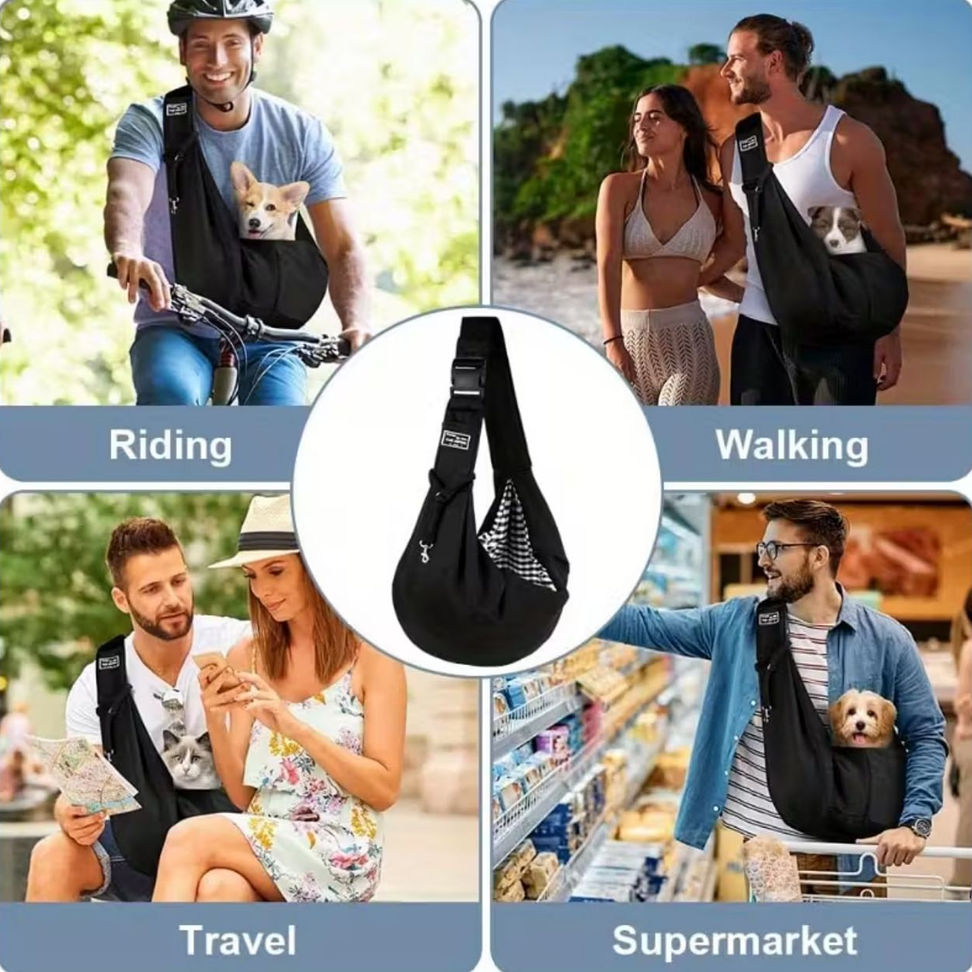 Canguro para mascotas - Azul marino  4