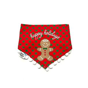 Bandana premium galleta de jengibre - navidad 