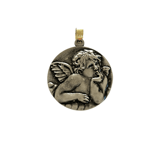 Colgante ángel peltre