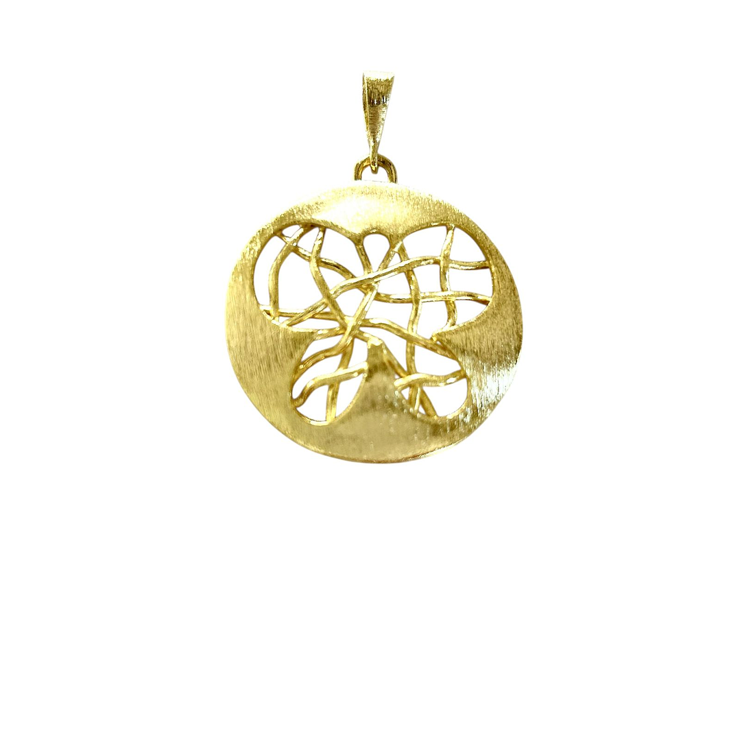 Colgante redondo alambre 1