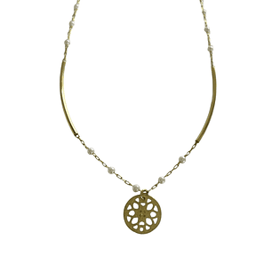 Collar Perlas mandala