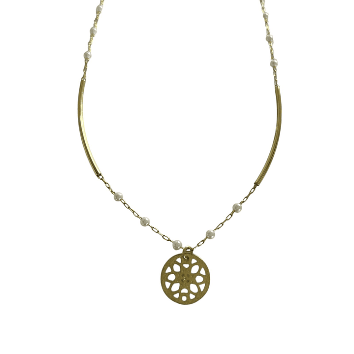 Collar Perlas mandala 1