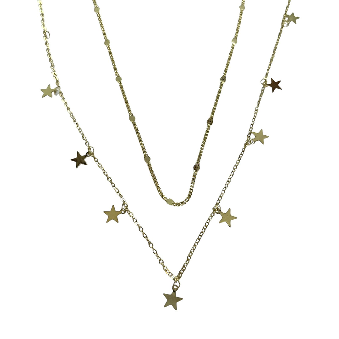 Collar estrellas colgantes 1