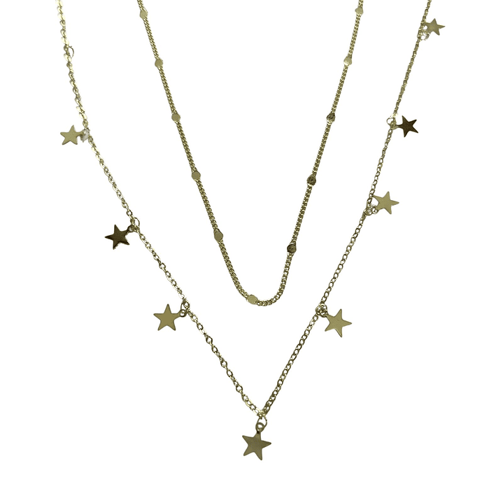 Collar estrellas colgantes 1