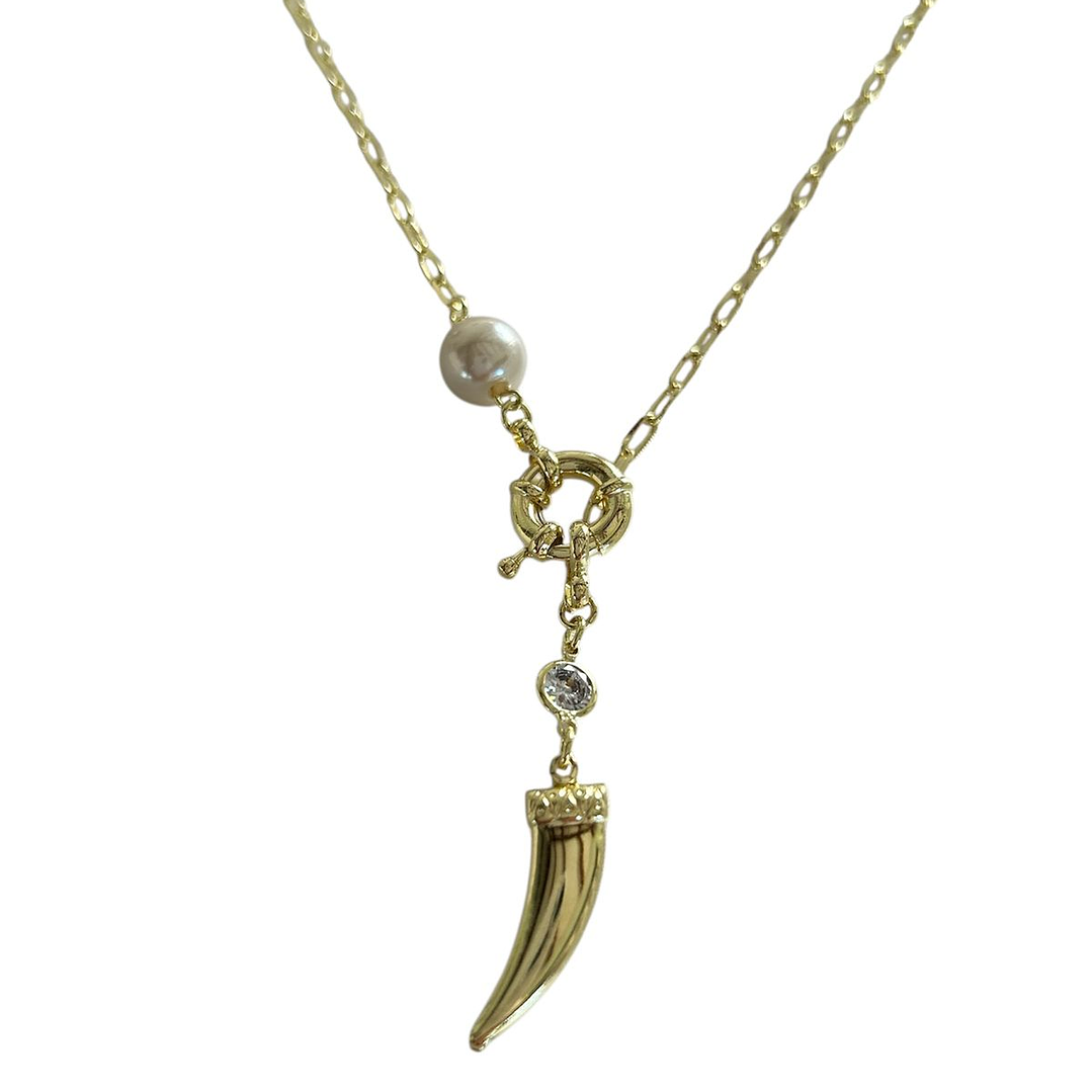 Collar Perlas y aji 1