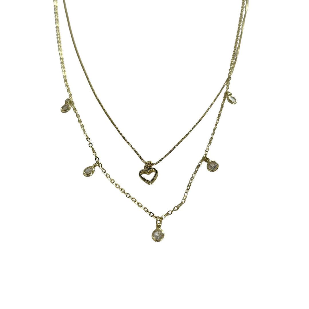 Collar circones corazón  1